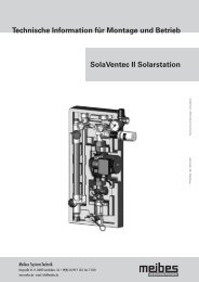 Technische Information für Montage und Betrieb ... - Meibes