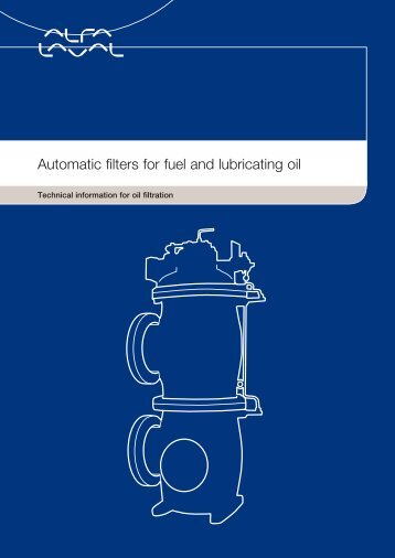 Automatic filters for fuel and lubricating oil - Alfa Laval
