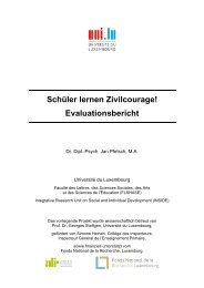 Evaluation âSchÃ¼ler lernen Zivilcourage