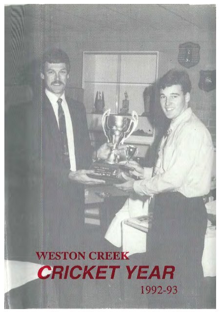 STON CRE - Weston Creek Cricket Club