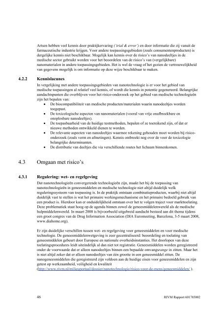 RIVM rapport 601785002 Nanotechnologie in perspectief