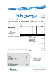 Home water audit - Sembcorp Bournemouth Water