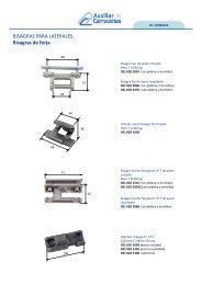 BISAGRAS PARA LATERALES Bisagras de forja