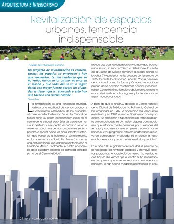 RevitalizaciÃ³n de espacios urbanos, tendencia ... - Boue Arquitectos