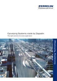 Conveying Systems made by Zeppelin - Zeppelin Systems USA, Inc.