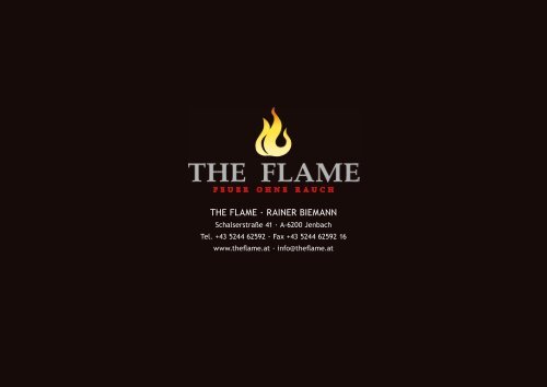 produkt-preisÃƒÂ¼bersicht 2013 effektfeuer - The Flame
