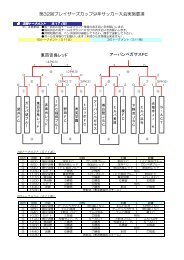 第32回ブレイザーズカップ少年サッカー大会実施要項 東百舌鳥レッド ...