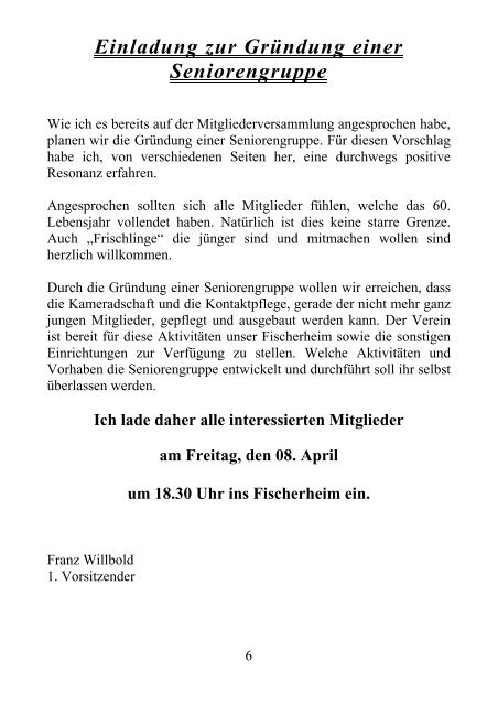 MtBl. 01 - Informationen Ã¼ber den Fischereiverein Elchingen