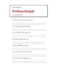 Arbeitsblatt: Weihnachtsduft (SortierwÃ¶rterrÃ¤tsel) - Cafe Deutsch