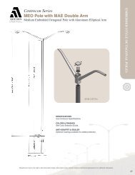 Centrecon Series MEO Pole with MAE Double Arm - Ameron ...