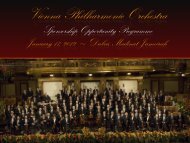 Vienna Philharmonic Orchestra - Dubai Concert Committee