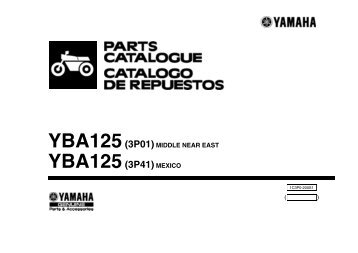 YBA125(3P41)MEXICO - Yamaha Motor de MÃƒÂ©xico