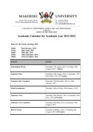 Academic Calendar for Academic year 2011/2012