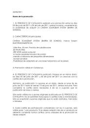 25/05/2011 Bases de la promoción 1. EL PERIÓDICO DE ...