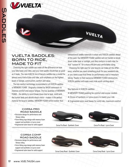 BICYCLE PRODUCTS - Vuelta USA