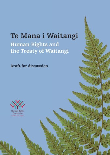 Te Mana i Waitangi - Human Rights Commission