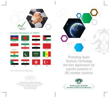 ISNET BROCHURE Final small - Inter Islamic Network on Space ...