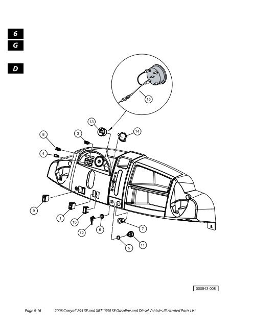 2008 Carryall 295 SE and XRT 1550 SE Illustrated Parts ... - Mobilicab