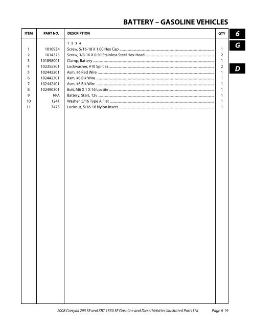 2008 Carryall 295 SE and XRT 1550 SE Illustrated Parts ... - Mobilicab