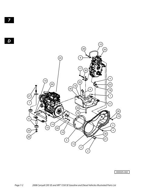 2008 Carryall 295 SE and XRT 1550 SE Illustrated Parts ... - Mobilicab