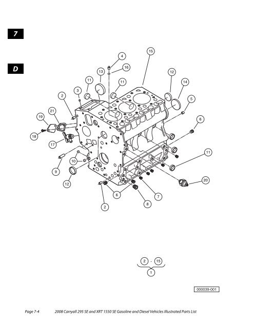 2008 Carryall 295 SE and XRT 1550 SE Illustrated Parts ... - Mobilicab