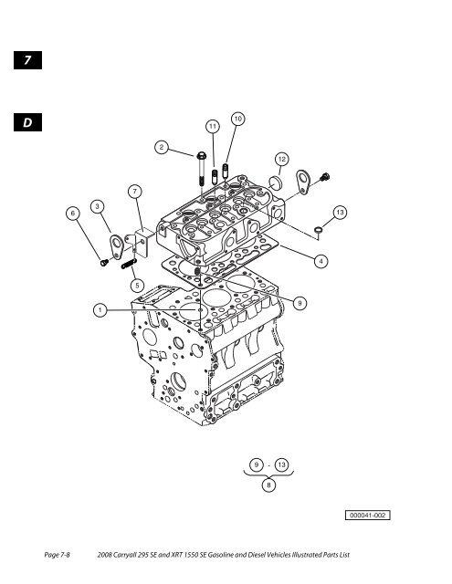 2008 Carryall 295 SE and XRT 1550 SE Illustrated Parts ... - Mobilicab