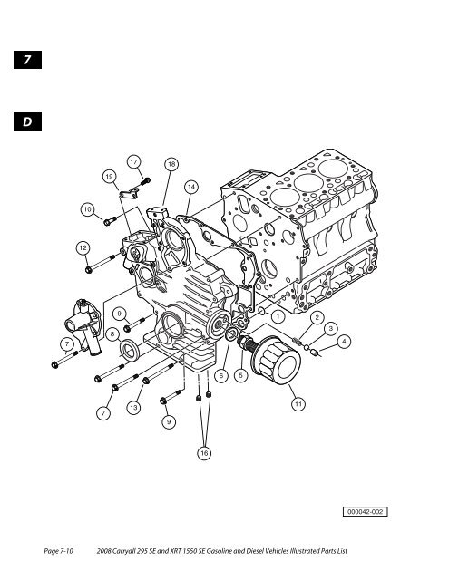 2008 Carryall 295 SE and XRT 1550 SE Illustrated Parts ... - Mobilicab