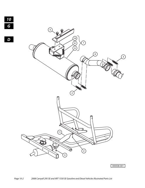 2008 Carryall 295 SE and XRT 1550 SE Illustrated Parts ... - Mobilicab