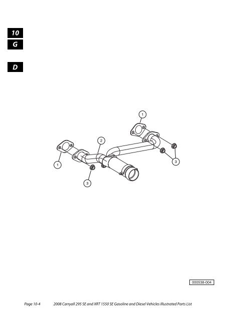 2008 Carryall 295 SE and XRT 1550 SE Illustrated Parts ... - Mobilicab