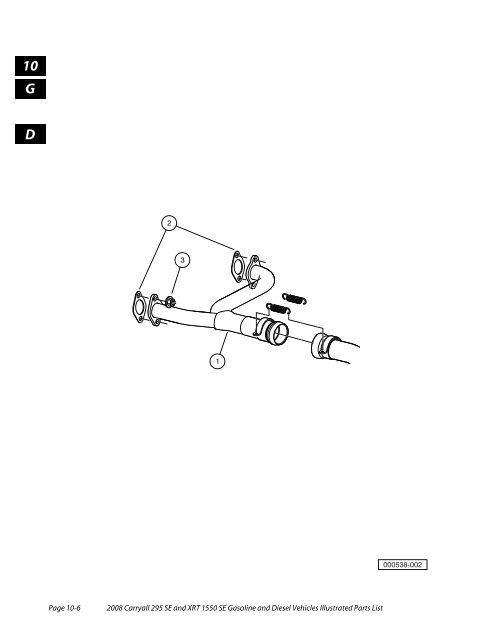 2008 Carryall 295 SE and XRT 1550 SE Illustrated Parts ... - Mobilicab