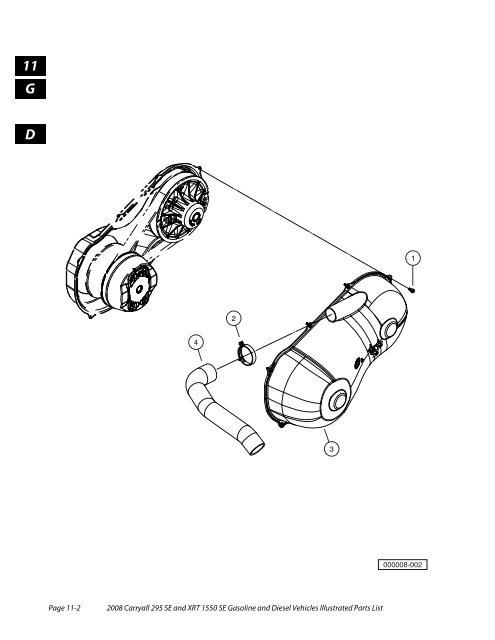 2008 Carryall 295 SE and XRT 1550 SE Illustrated Parts ... - Mobilicab