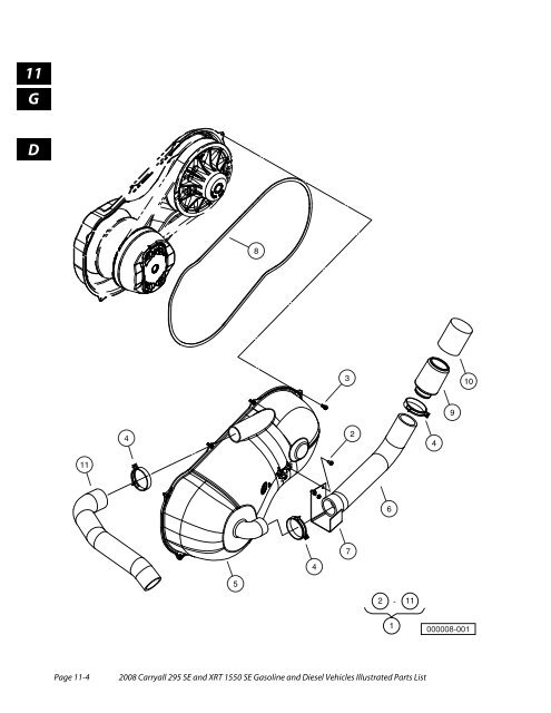 2008 Carryall 295 SE and XRT 1550 SE Illustrated Parts ... - Mobilicab