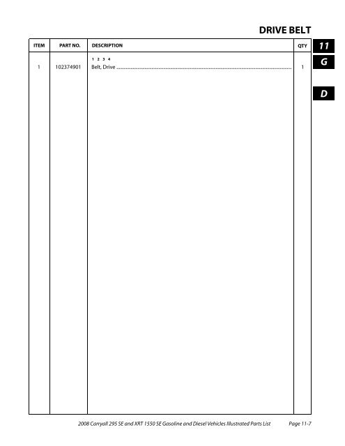 2008 Carryall 295 SE and XRT 1550 SE Illustrated Parts ... - Mobilicab