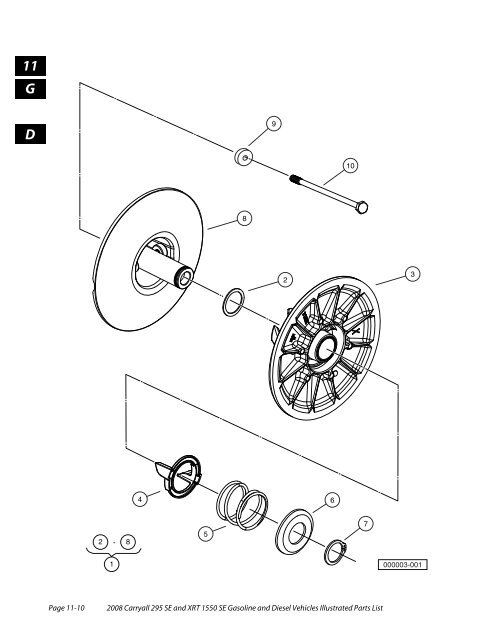 2008 Carryall 295 SE and XRT 1550 SE Illustrated Parts ... - Mobilicab