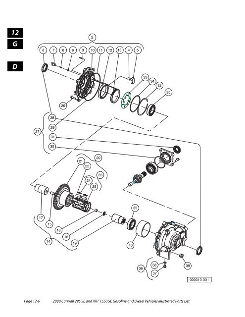 2008 Carryall 295 SE and XRT 1550 SE Illustrated Parts ... - Mobilicab