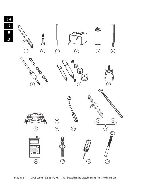 2008 Carryall 295 SE and XRT 1550 SE Illustrated Parts ... - Mobilicab