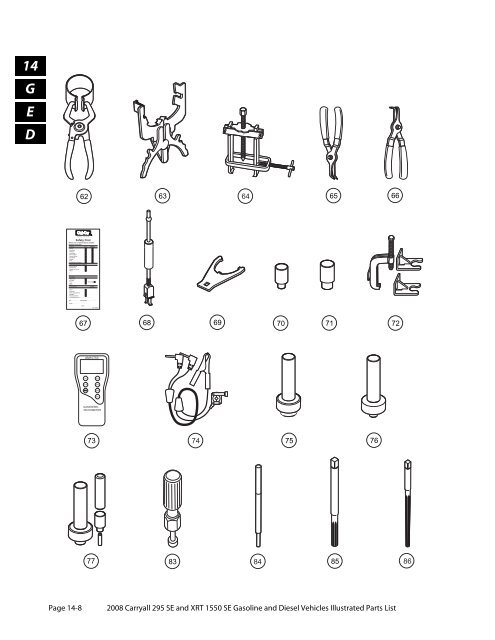 2008 Carryall 295 SE and XRT 1550 SE Illustrated Parts ... - Mobilicab