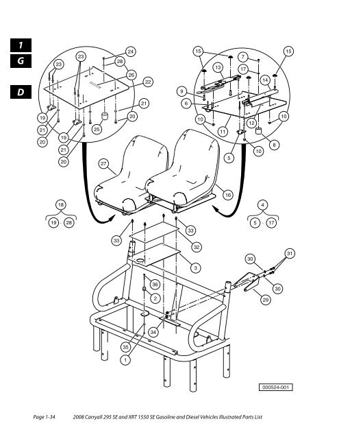 2008 Carryall 295 SE and XRT 1550 SE Illustrated Parts ... - Mobilicab