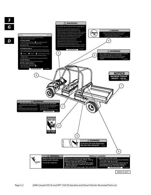 2008 Carryall 295 SE and XRT 1550 SE Illustrated Parts ... - Mobilicab