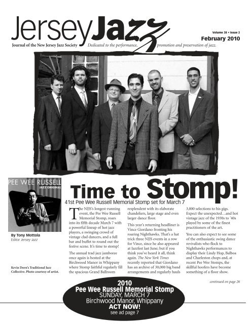 Time to Stomp! - New Jersey Jazz Society