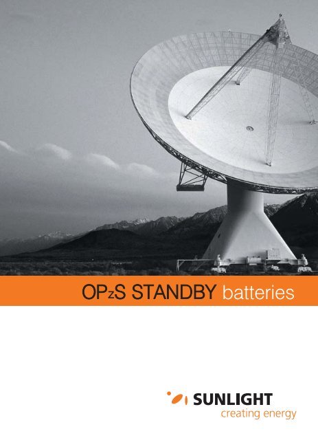 OPzS STANDBY batteries - Intelec