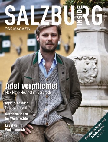 Ausgabe 6 - November - Salzburg Inside - Das Magazin