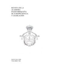 Revista Volumen VIII - Academia PuertorriqueÃ±a de Jurisprudencia ...