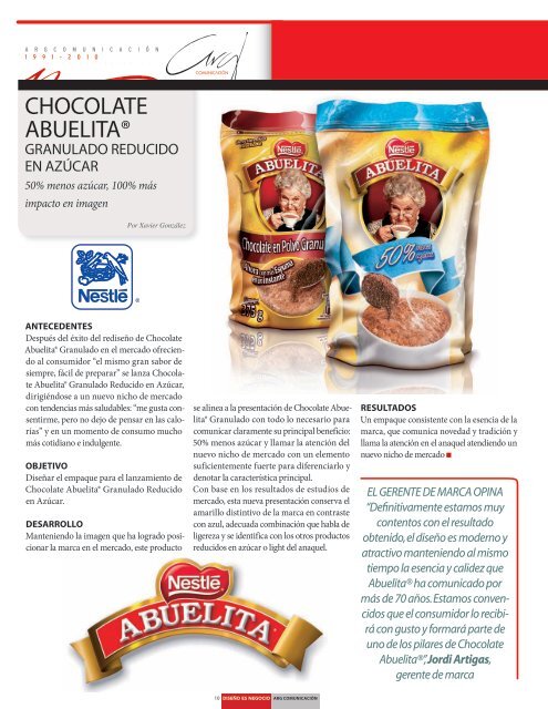 CHOCOLATE ABUELITAÂ® - DiseÃ±o