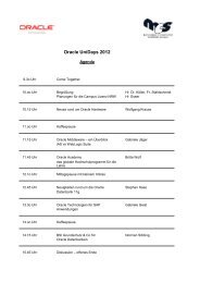 diesem Link Oracle-Uni-Days 2012