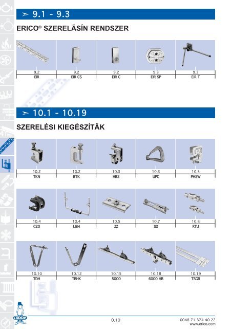 RÃ¶gzÃ­tÅelemek Ã©s tartÃ³k katalÃ³gus gÃ©pÃ©szeti rendszerekhez