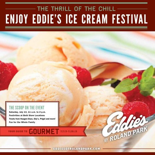 ENjOy EddiE'S iCE CrEam FESTiVal - Eddies of Roland Park