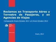 Ranking Turismo 2012: Reclamos en Transporte AÃ©reo y ... - Sernac