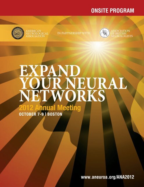 2012 Annual Meeting - American Neurological Association