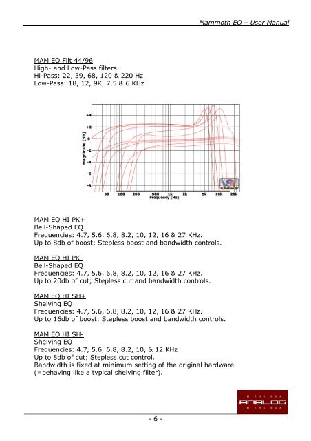 Mammoth EQ Manual - Analog In The Box